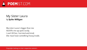 My Sister Laura by Spike Milligan