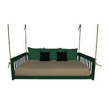 Customize the length of your solid wood swing bed to a variety of sizes: Versaloft Mission Hanging Daybed With Rope By A L Furniture