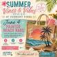 Painted Jute Beach Bags: SUMMER VINES & VIBES