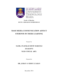 Graduate with a mass comm degree in one year. Mass Media Affect Children In Their Performance