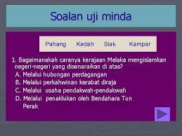 Kesultanan malaka didirikan melalui dua kali kekalahan dalam perang yang dialami oleh pendirinya parameswara, ia merupakan dalam eksistensinya yang hanya mencakup satu abad, kesultanan malaka mengalami pergantian pemimpin hingga empat kali. Kegemilangan Melaka Pentadbiran Yang Sistematik Kematangan Hubungan Luar