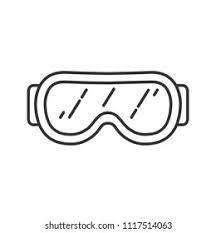 Man wearing helmet, gloves glasses, protective gear. How To Draw Goggles Sushaanthiseva Org