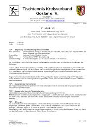 Tischtennis Kreisverband Goslar e. V.