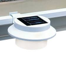 8 Pack Solar Powered Outdoor Gutter Lights Walmart Com Solar Heating Outdoor Solar Lights Solar Lights