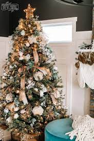Rustic Boho Glam Christmas Tree Decorating Ideas The Diy Mommy Christmas Tree Decorating Themes Glam Christmas Tree Rustic Christmas Tree