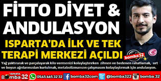 Isparta Da Ilk Ve Tek Diyet Ve Andulasyon Terapi Merkezi Acildi