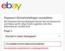 The site owner hides the web page description. Ebay Deutschland On Twitter Hey Thanks For Your Message This Is Because You Are Using Too Many Special Characters Our System Cannot Recognize This As A Valid Answer Try Using The Company