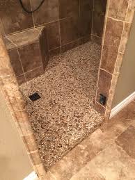 Mini Island Mix Pebble Tile Shower Tile Pebble Tile Shower Floor Bathroom Remodel Shower