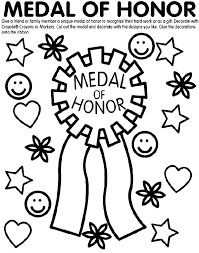A free parent teacher resource for bible class or family worship time. Medal Of Honor Coloring Page Crayola Com