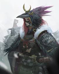 For the samurai, death is not to be feared. The Raven S Claw A Personal Character Concept Art Piece By Freelance Illustrator Digital Artist Fah Concept Art Characters Samurai Artwork Character Design