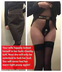 Her pussy is locked away : r/keyholdercaptions