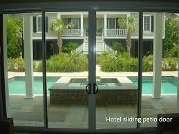 A glass door panel combines the security of a lockable door with the outdoor views offered by a window. Epingle Sur Sliding Door Lock