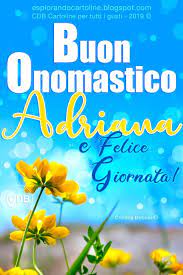 Cdb Cartoline Per Tutti I Gusti Cartolina Buon Onomastico Adriana E Felice Buon Onomastico Onomastico Cartoline