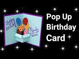 Simple Easy Birthday Card Ideas For Kids 4 Easy Pop Up Birthday Card For Beginners Pop Up Birthday Card Youtube Birthday Card Pop Up Simple Birthday Cards Pop Up Greeting Cards