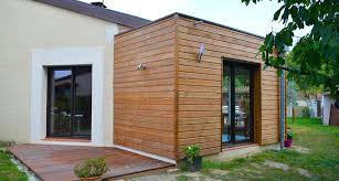 Réalisations de maisons en bois. Extension De Votre Maison Alliant Bois Et Zinc Agrandir Ma Maison