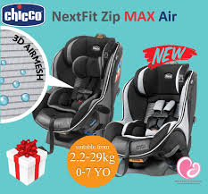 3 pc chicco keyfit 30 baby car seat green brown cream padded cover canopy set. Chicco Nextfit Air Zip Max Extended Use Convertible Isofix Baby Car Seat Newborn Till 29kg Vero Q Collection Free Gift