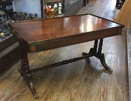 1950s Mahogany Duncan Phyfe Coffee Table Claw Feet Table Coffee Table Duncan Phyfe