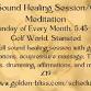Sound Bath / Gong Meditation, Elsenham nr Bishops event image