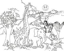 Color Page Wild Animals Zoo Coloring Pages Zoo Animal Coloring Pages Giraffe Coloring Pages