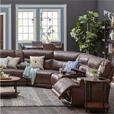 Love The Leather Look Of This Sectional Reclining Sectional Bedroom Decor Furniture