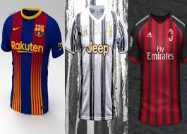 Get logo get kit get template link images / copy text. All Top Football Clubs New Home And Away Kits Jersey For 2020 21 Season Sports Big News