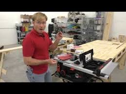 Sawstop Jobsite Tablesaw Woodworking Workbench Workbench Paulk Workbench