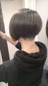 High nape line angled bob cut buzzed very tight at the nape. Pin On Hair