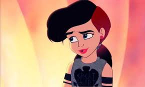 Ariels Daughter With Plugs Band Shirt Multicolored Hair And Red Lipstick Punk Disney Hipster Disney Goth Disney