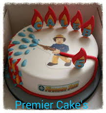 Fireman Sam Cake Feuerwehrmann Sam Kuchen Torte Kindergeburtstag Junge Kuchen Kindergeburtstag