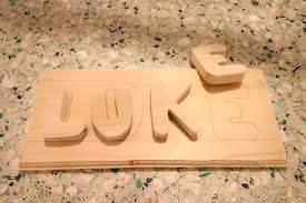 Our quality kids name puzzles can be personalized! Diy Wooden Name Puzzle