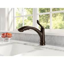 Basically, it is getting the hoses through the hole in the sink or the counter. Kitchen Faucet Delta Linden Oil Rubbed Bronze Kitchen Faucet Pull Out Kitchen Faucet Kitchen Sink Faucets