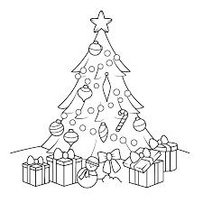 Tijd Voor Een Kerst Kleurplaat Op Deze Kleurplaat Een Kerstboom Met Heel Veel Cadeautjes Zou Er Voor Jouw Ook Wa Kerstmis Kleuren Kerstkleurplaten Cadeautjes