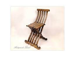 Créer votre site internet grâce à ce modèle , en utilisant ce modèle uniquement. Chaise Syrienne Marocaine Bois Nacre 19e