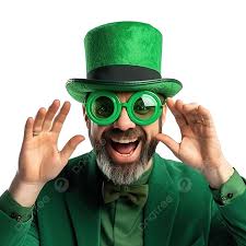 Gambar Lelaki Dengan Aksesori Perayaan Hari St Patrick Memakai Topi Hijau  Dan Menutup Mata Dengan Kelopak Semanggi, Patrick, Hari, Lelaki PNG dan  Clipart untuk Muat turun Percuma