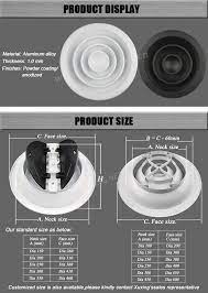 Therefore, 2 smaller diffusers will provide softer. High Quality Round Air Conditioning Ceiling Diffuser Buy Ceiling Diffuser Air Conditioning Diffuser Air Conditioning Ceiling Diffuser Product On Alibaba Com