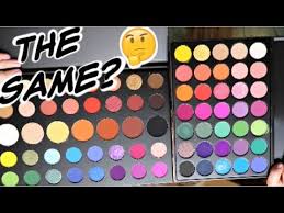 @mehronmakeup paradise paints @makeupobsession throw shade palette @morphebrushes @jamescharles palette #morphe. Morphe 35b Vs The James Charles Palette Swatches Included Youtube