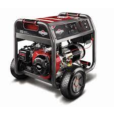 It can run both ac and a refrigerator at the same time. 7000 Watt Elite Series Portable Generator With Co Guard