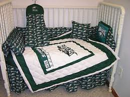 Crib Nursery Bedding Set Made W Philadelphia Eagles Double Batting Ebay Bed Linens Luxury Best Baby Cribs Nursery Bedding Sets Girl