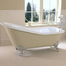 Highbridge® 60 x 32 left hand cast iron bath *highbr biscuit. Imperial Ritz Cast Iron Freestanding Slipper Bath Uk Bathrooms