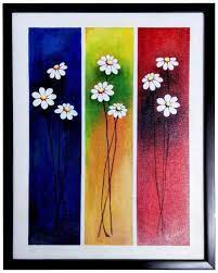 Sunflower painting flower art art painting flower painting art lessons art inspiration canvas painting art acrylic art original painting, sunflowers on red,18x24 acrylic canvas, home decor, floral bold art for home or office. Best Canvas Painting Collection Canvas Painting Of Flowers Images