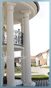 Obwohl sie aus behauenem stein gefertigt sind, imitieren sie formen, wie sie beim bauen mit schilfrohr entstehen. Nr Tm1024 Saule Bis 6 7m Haus Saulen Zaunsaulen Gartensaulen Innensaulen
