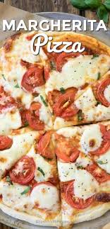 Margherita Pizza Is A Classic Pizza Recipe That Is Both Beautiful And Extremely Simple To Make M Easy Homemade Pizza Pizza Recipes Homemade Pizza Recipes Easy