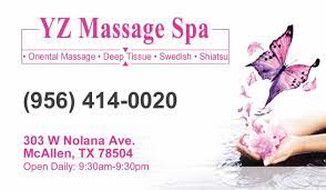 Services - Y Z Massage Spa