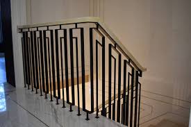 Interior raw steel railings and staircase made by capozzoli stairworks. Interior Railings Compass Iron Works