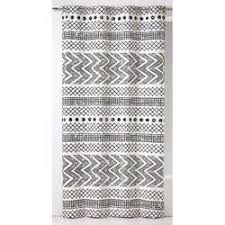 Rideau En Toile De Coton Aux Motifs Berberes Home Maison Rideaux Maison Linge De Toilette