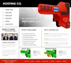 Free Psd With Html Css Web Templates For Download Web Template Hosting Services Css