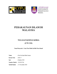 Maybe you would like to learn more about one of these? Perakaunan Islam Di Malaysia Kertas Kerja Ctu 231 Fund Islamic Acc By Ain Iziani Studocu