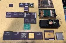 Collection of various cpu sizes and types