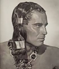 Make up test for Heston as Moses the Prince of Egypt.