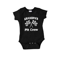 Grandpa S Pit Crew Racing Outfit Racecar Newborn Body Suit Etsy Racing Baby Baby Shirts Race Cars